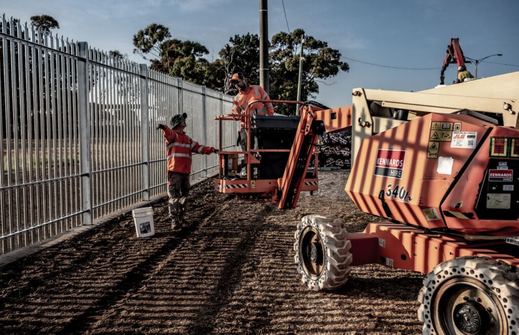 Palisade High Security Fence in Melbourne by Black Barrow