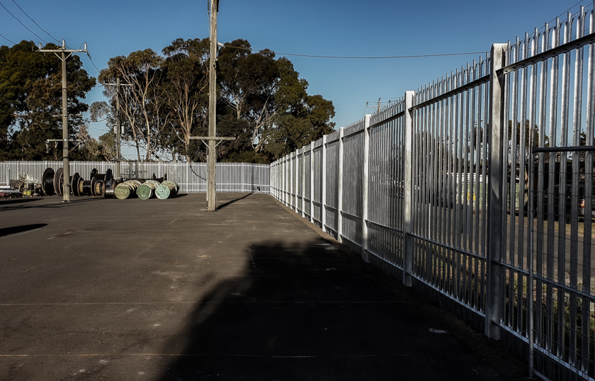 Palisade High Security Fence in Melbourne by Black Barrow
