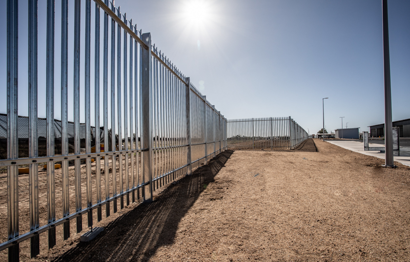 Palisade High Security Fence in Melbourne by Black Barrow